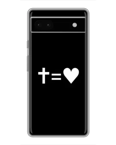 Чохол для Google Pixel 6a з картинкою «Хрест та Серце»