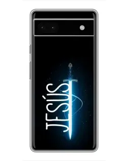 Чохол для Google Pixel 6a з картинкою «Меч Духа Jesus»