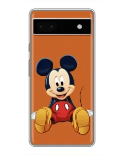 Чехол для Google Pixel 6a с картинкой «Микки отдыхает»