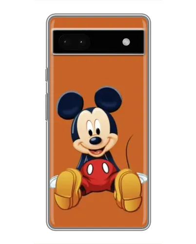 Чехол для Google Pixel 6a с картинкой «Микки отдыхает»