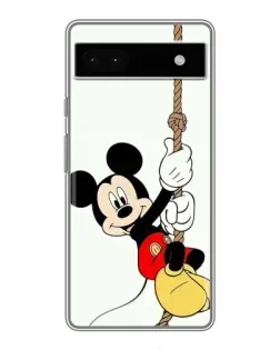 Чехол для Google Pixel 6a с картинкой «Mickey на канате»