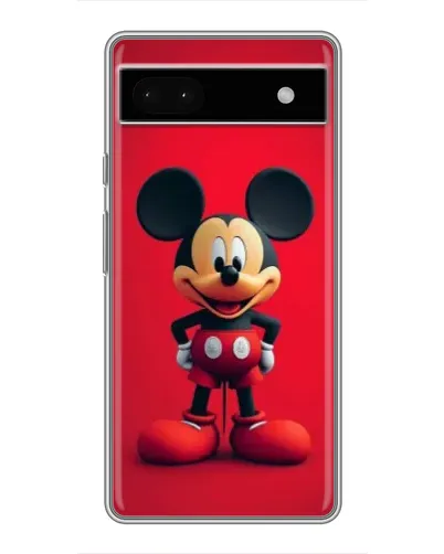 Чехол для Google Pixel 6a с картинкой «Mickey в полный рост»