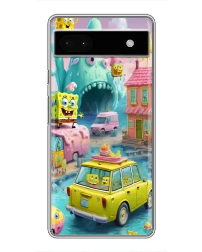 Чехол для Google Pixel 6a с картинкой «Монстр-трак приключения»