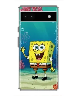 Чехол для Google Pixel 6a с картинкой «Подводный привет»