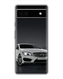 Чохол для Google Pixel 6a з картинкою «Mercedes AMG GT Silver»