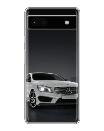 Чехол для Google Pixel 6a с картинкой «Mercedes AMG GT Silver»