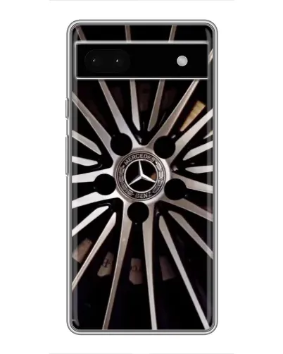 Чехол для Google Pixel 6a с картинкой «Диск Mercedes»