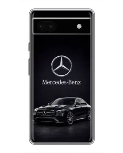 Чехол для Google Pixel 6a с картинкой «Mercedes — решетка радиатора»