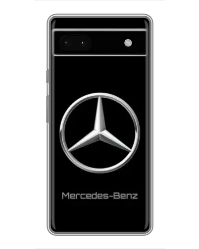 Чехол для Google Pixel 6a с картинкой «Mercedes Silver Logo»