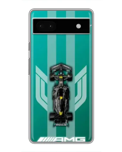 Чехол для Google Pixel 6a с картинкой «Mercedes AMG Petronas»