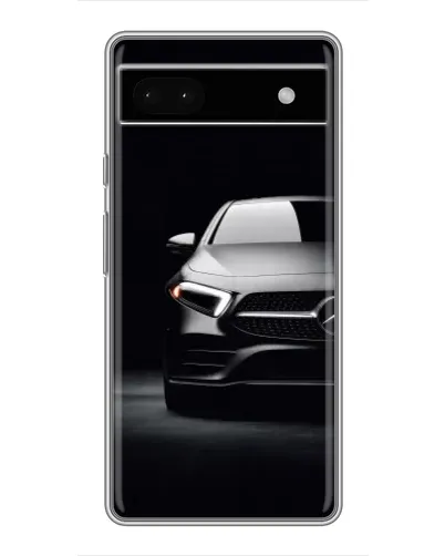 Чехол для Google Pixel 6a с картинкой «Свет фар Mercedes»