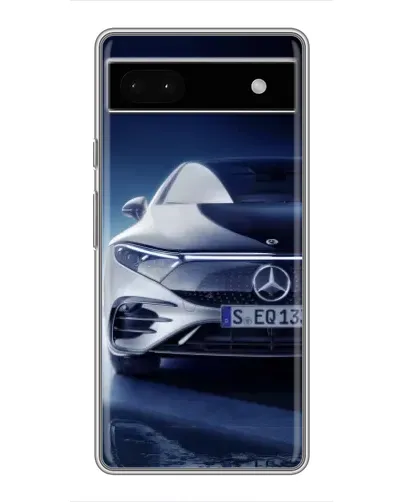 Чехол для Google Pixel 6a с картинкой «Mercedes EQ — будущее»