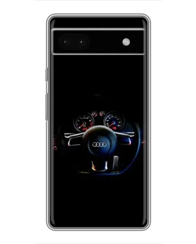 Чохол для Google Pixel 6a з картинкою «Салон Audi — кермо»