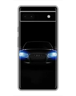 Чохол для Google Pixel 6a з картинкою «Audi в неоні»