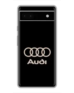 Чохол для Google Pixel 6a з картинкою «Audi — золотий логотип»