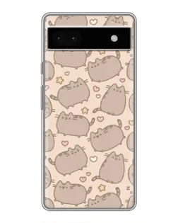 Чехол для Google Pixel 6a с картинкой «Маленькие Пушины»