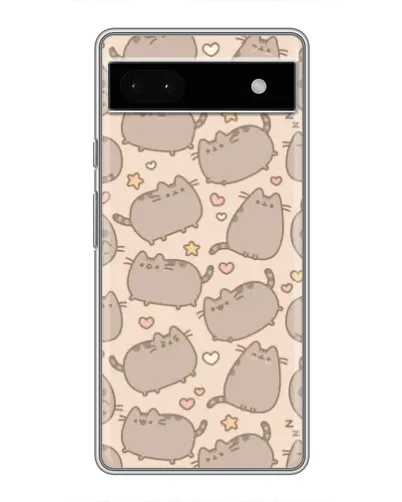Чехол для Google Pixel 6a с картинкой «Маленькие Пушины»