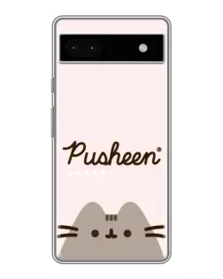Чехол для Google Pixel 6a с картинкой «Pusheen логотип»