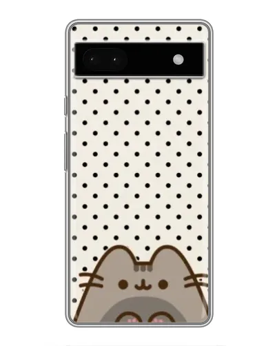 Чехол для Google Pixel 6a с картинкой «Пушин в горошек»