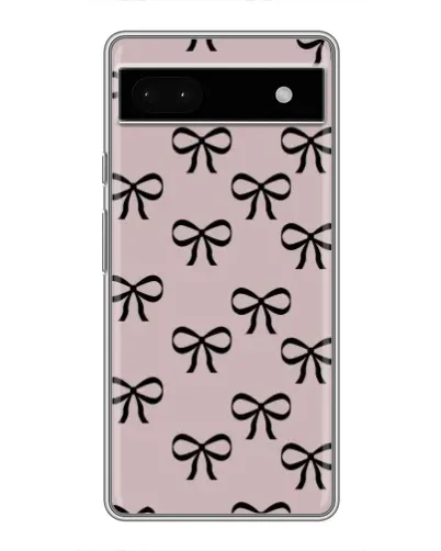 Чохол для Google Pixel 6a з картинкою «Чорні бантики»