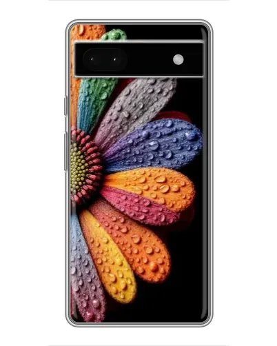 Чохол для Google Pixel 6a з картинкою «Райдужна квітка»