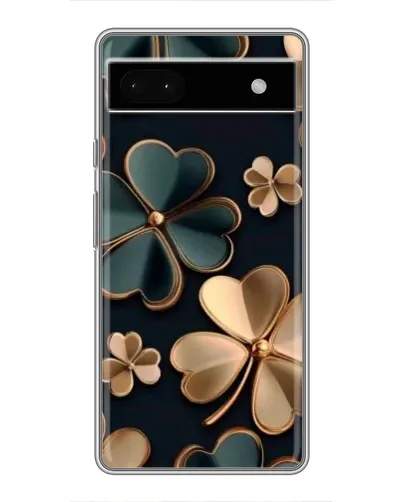 Чохол для Google Pixel 6a з картинкою «Конюшина в золоті»