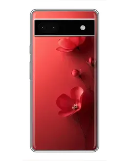 Чохол для Google Pixel 6a з картинкою «Макові суцвіття»
