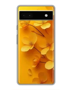 Чохол для Google Pixel 6a з картинкою «Золоті пелюстки»
