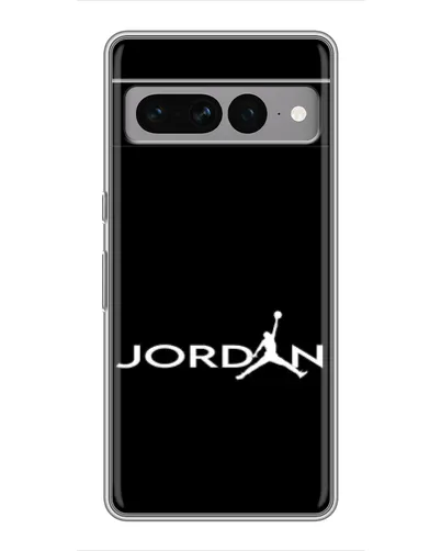 Чехол для Google Pixel 7 Pro с картинкой «Jordan White Logo»