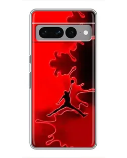 Чехол для Google Pixel 7 Pro с картинкой «Jordan Red Smoke»