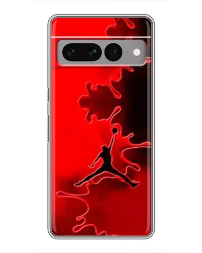 Чехол для Google Pixel 7 Pro с картинкой «Jordan Red Smoke»