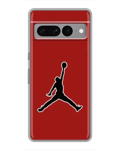 Чехол для Google Pixel 7 Pro с картинкой «Jordan Red Back»