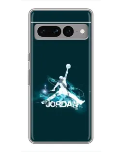 Чехол для Google Pixel 7 Pro с картинкой «Jordan Blue Fire»