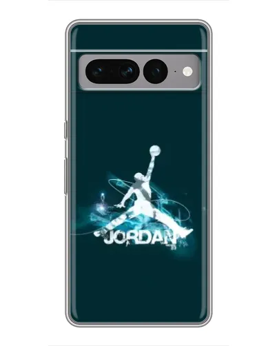 Чехол для Google Pixel 7 Pro с картинкой «Jordan Blue Fire»