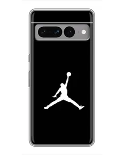 Чехол для Google Pixel 7 Pro с картинкой «Jordan Silhouette»
