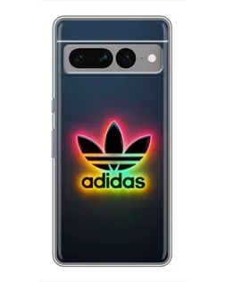 Чехол для Google Pixel 7 Pro с картинкой «Неоновый Adidas»