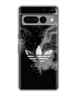 Чехол для Google Pixel 7 Pro с картинкой «Абстрактный дым Adidas»