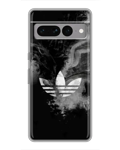 Чехол для Google Pixel 7 Pro с картинкой «Абстрактный дым Adidas»