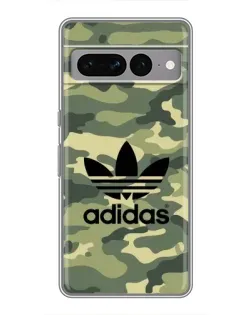 Чехол для Google Pixel 7 Pro с картинкой «Милитари стиль Adidas»
