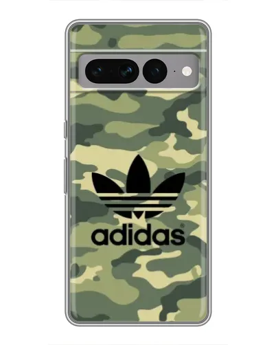 Чехол для Google Pixel 7 Pro с картинкой «Милитари стиль Adidas»