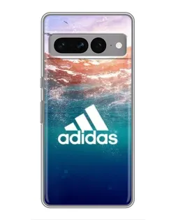 Чехол для Google Pixel 7 Pro с картинкой «Океанская глубина адидас»