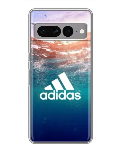 Чехол для Google Pixel 7 Pro с картинкой «Океанская глубина адидас»