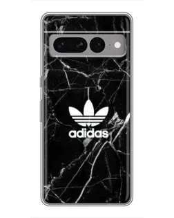 Чехол для Google Pixel 7 Pro с картинкой «Белый мрамор Adidas»