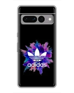 Чехол для Google Pixel 7 Pro с картинкой «Взрыв красок Adidas»