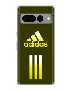 Чехол для Google Pixel 7 Pro с картинкой «Оливковый градиент Adidas»