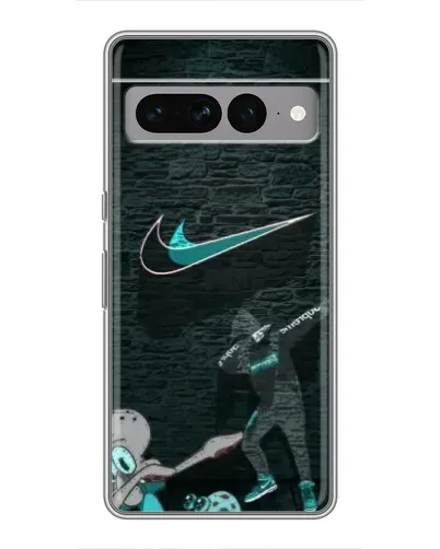 Чехол для Google Pixel 7 Pro с картинкой «Спортивный арт Nike»