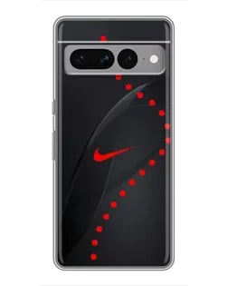 Чехол для Google Pixel 7 Pro с картинкой «Абстрактный дизайн Nike»