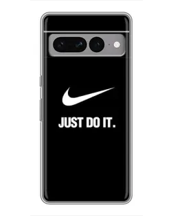 Чехол для Google Pixel 7 Pro с картинкой «Классический принт Nike»
