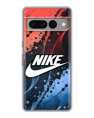 Чехол для Google Pixel 7 Pro с картинкой «Градиентный принт Найк»