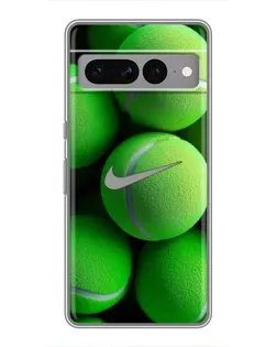 Чехол для Google Pixel 7 Pro с картинкой «Теннисные мячи Найк»